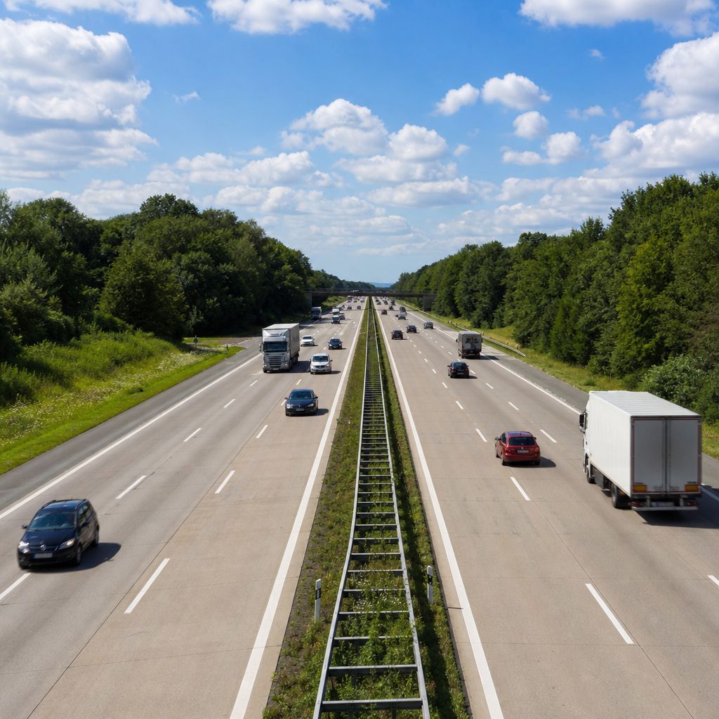 Autobahn (Germany) Image demonstrating Autobahn (Germany) in the Transport, Logistics, Mobility context