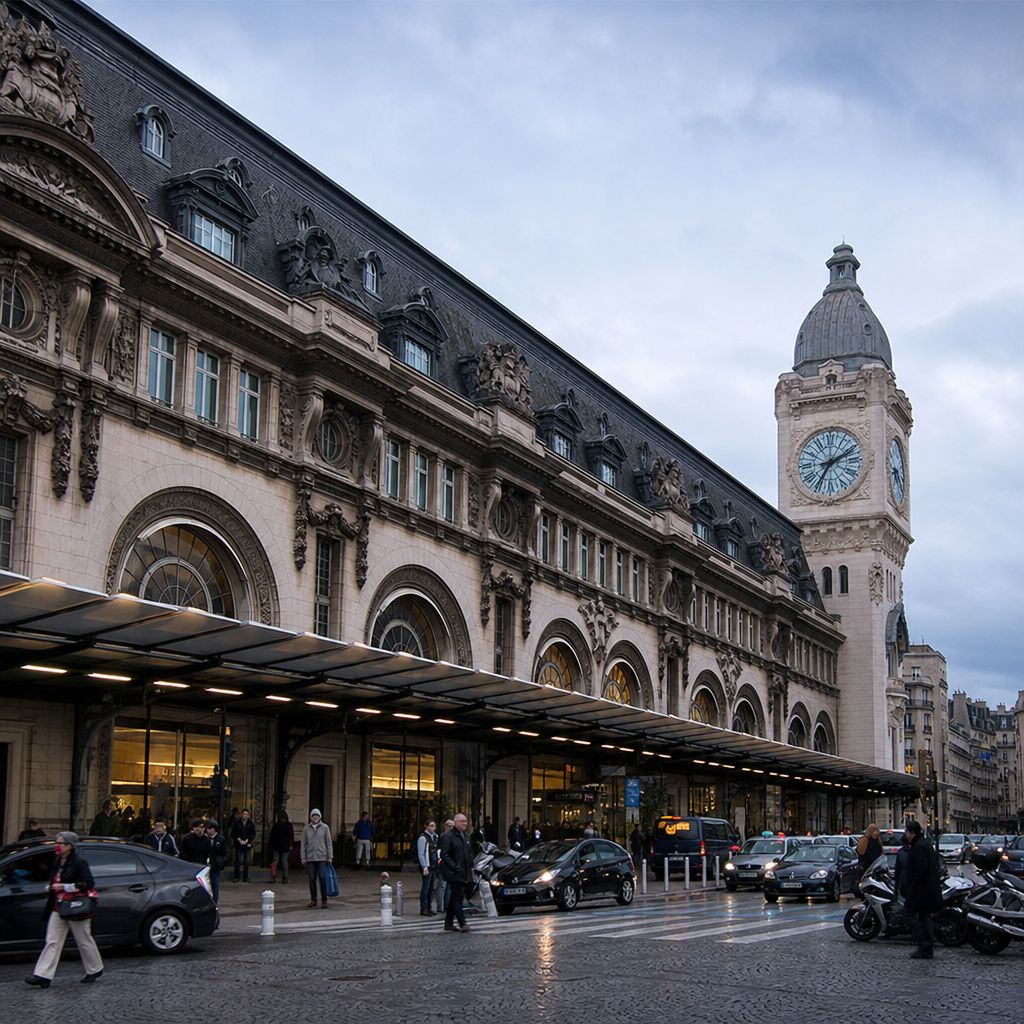 Gare de Lyon,Paris,France Image demonstrating Gare de Lyon,Paris,France in the Transport, Logistics, Mobility context