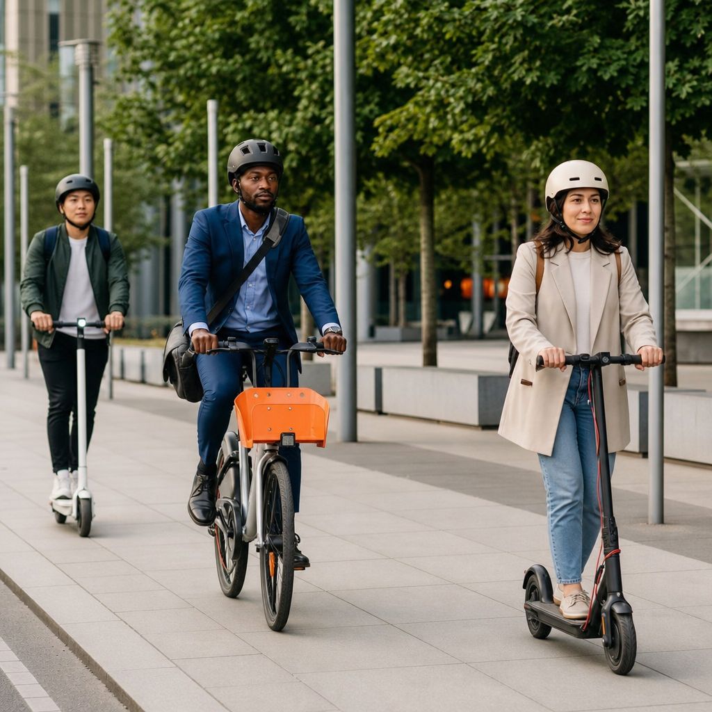 Micromobility Image demonstrating Micromobility in the Transport, Logistics, Mobility context